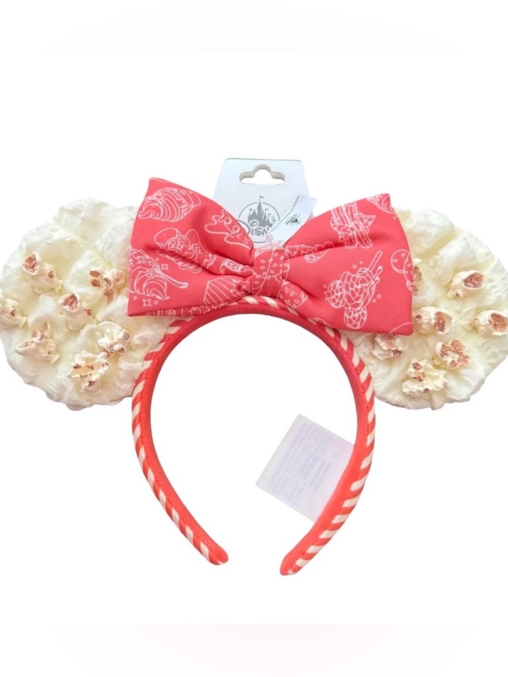 DISNEY PARKS MINNIE MOUSE
POPCORN EARS HEADBAND NWT